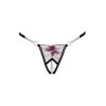 String ouvert Fleur brodée - Cottelli LINGERIE